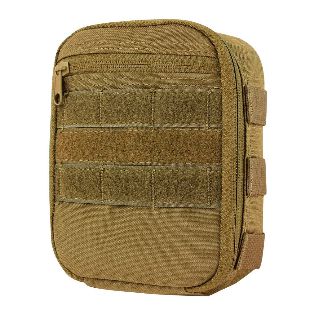 Funda MOLLE Side Kick verde para material sanitario con cremallera doble y bolsillo exterior