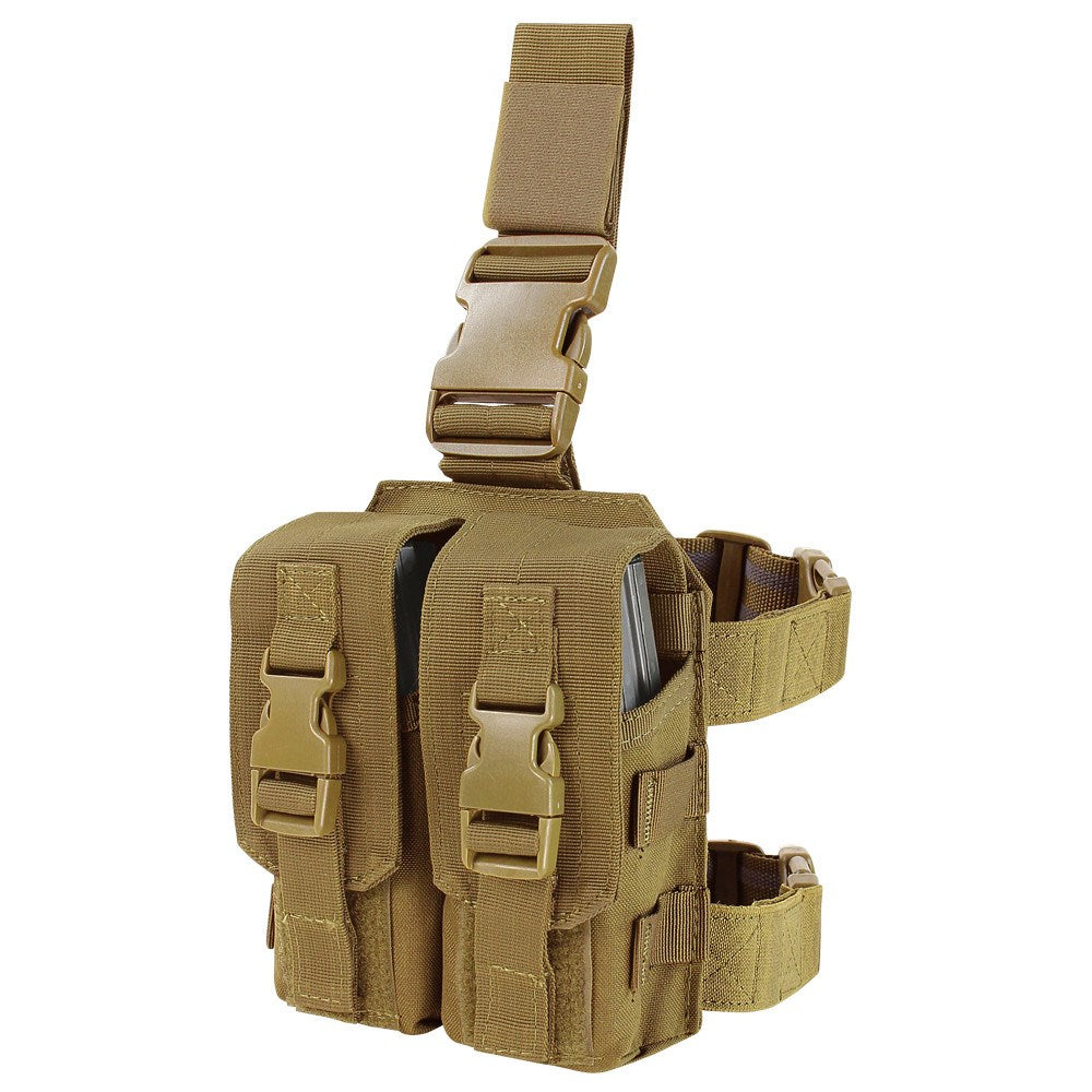 Imagen de la funda para cargadores 2xM4 Drop Leg verde