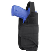 Funda de pistola vertical VT negra con montaje MOLLE