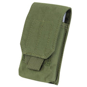 Funda universal verde para móvil con cierre de velcro, compatible con sistema MOLLE