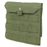 Funda utilitaria lateral para portaplacas verde, vista del producto
