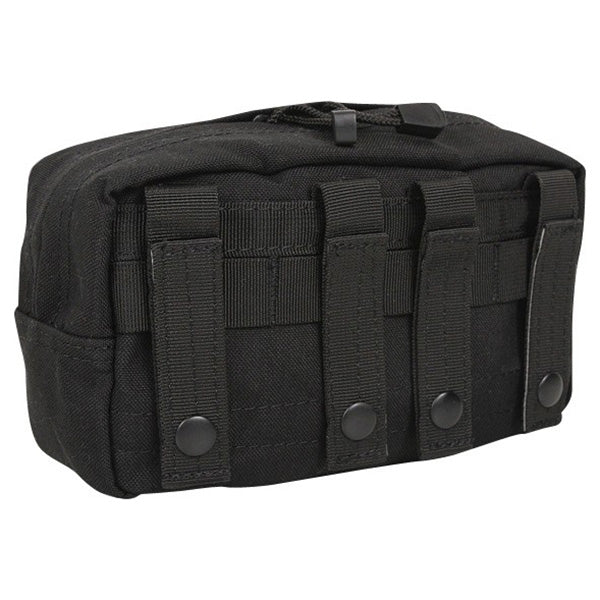 Funda MOLLE Utility horizontal verde con dos filas de PALS y cremallera bidireccional