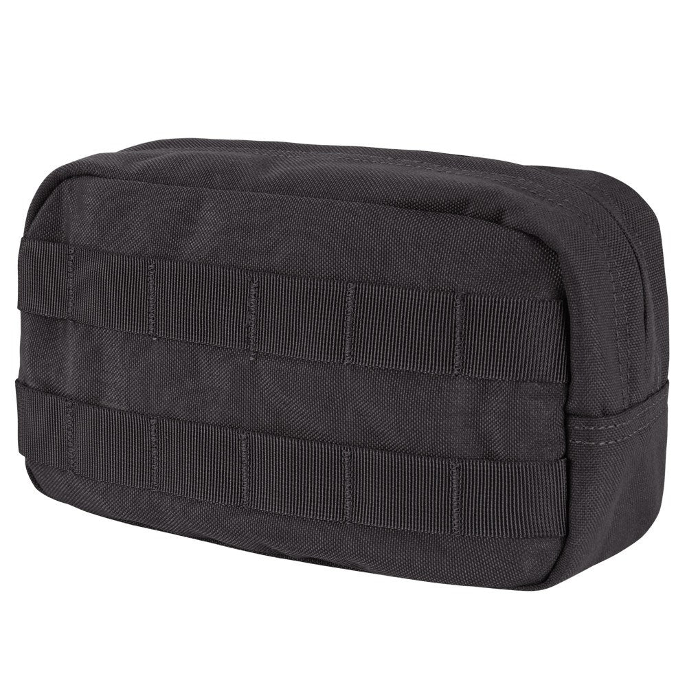 Funda MOLLE Utility horizontal verde con dos filas de PALS y cremallera bidireccional