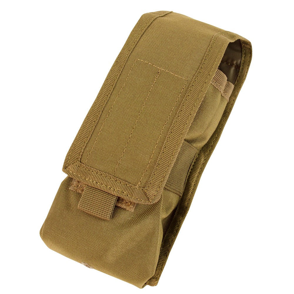 Funda MOLLE para radio verde con tapa frontal y fijación MOLLE