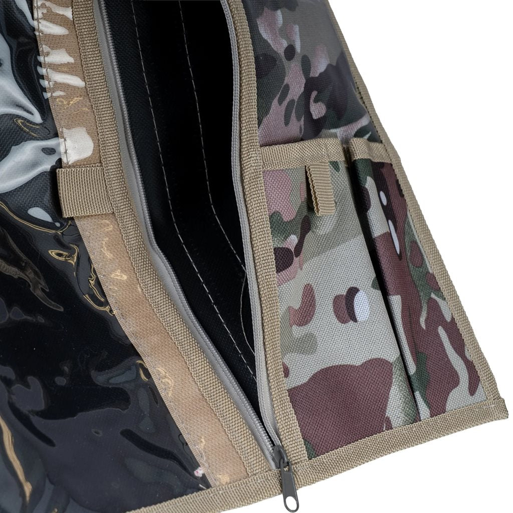 Funda impermeable para mapa con ventana de PVC y cierre de cremallera