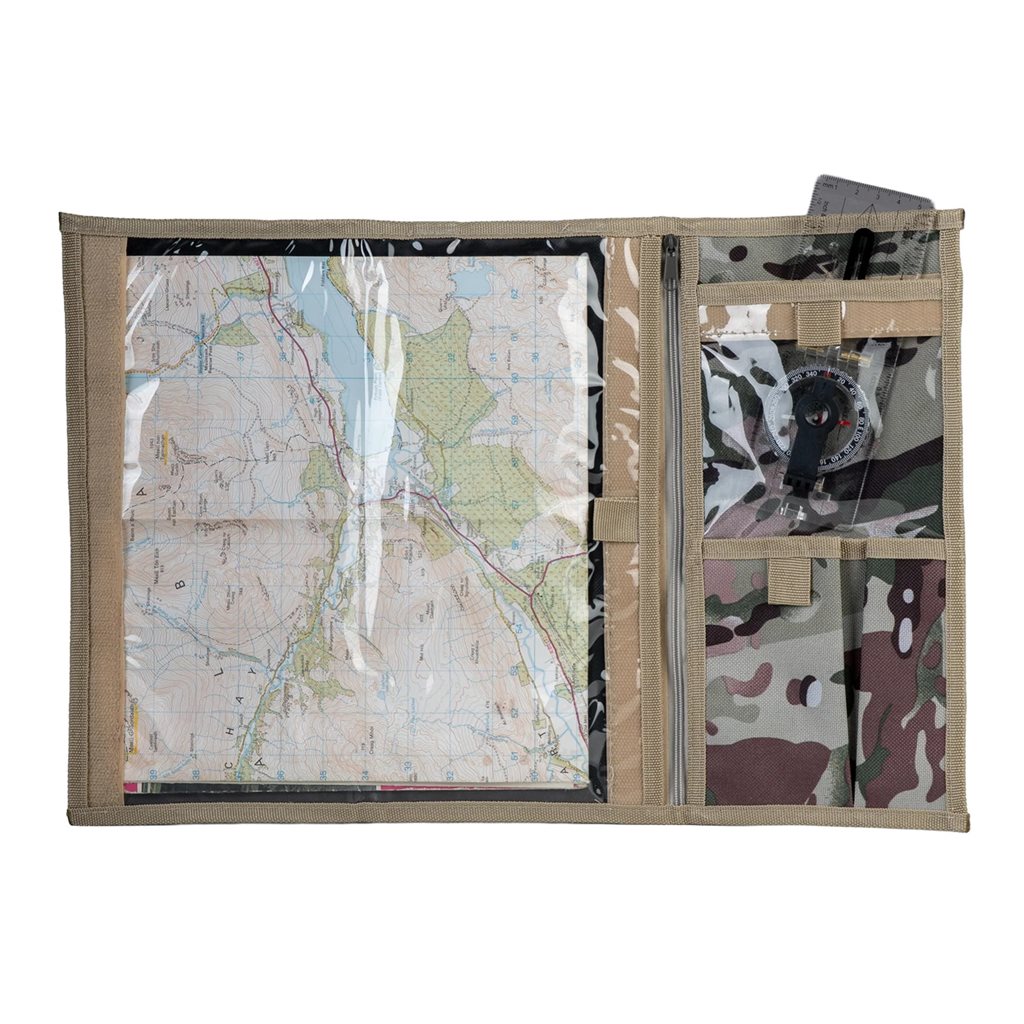 Funda impermeable para mapa con ventana de PVC y cierre de cremallera