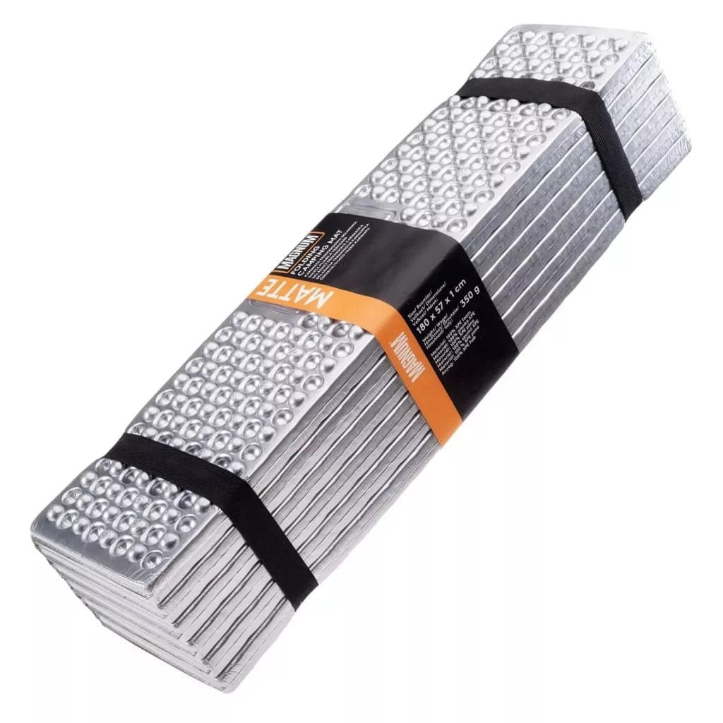 Esterilla plegable de espuma ligera con aislamiento de aluminio integrado