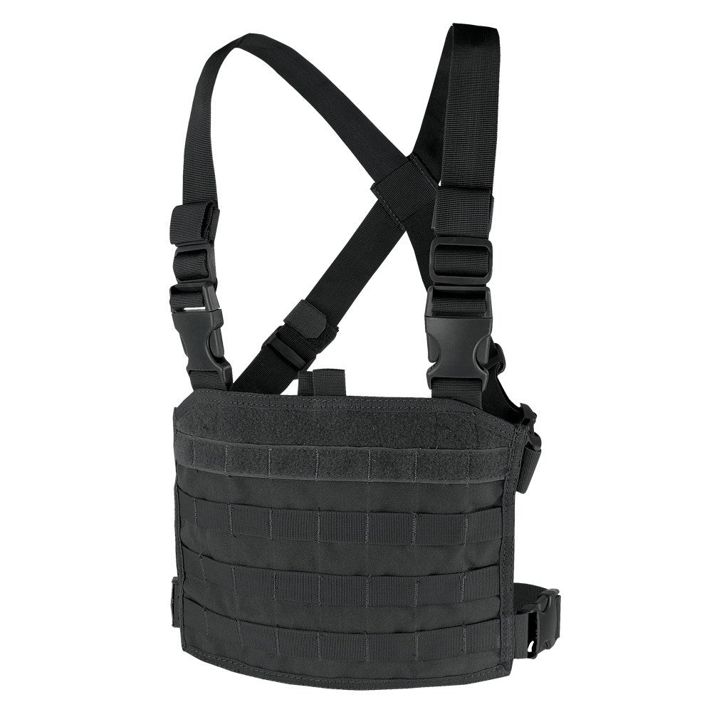 Panel Chest Rig MOLLE verde de Condor Outdoor, chaleco torácico modular con PALS