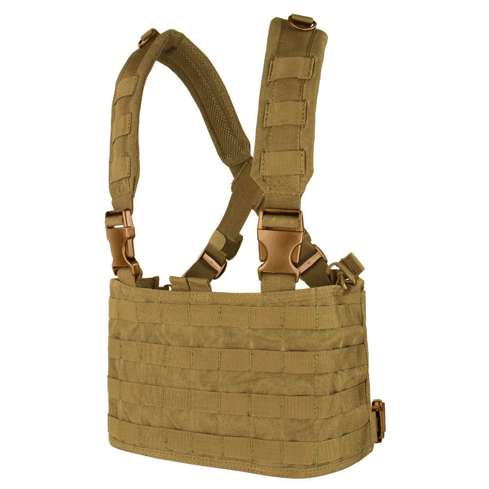 Chaleco táctico MOLLE Chest Rig OPS verde Condor Outdoor con panel frontal PALS para accesorios MOLLE