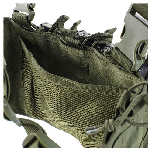 Chaleco táctico Recon Chest Rig verde con portacargadores integrados