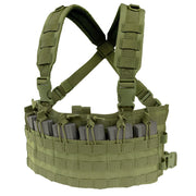 Chaleco táctico RAPID ASSAULT CHEST RIG verde con bolsas integradas para cargadores AR15