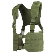 Chaleco táctico Ronin Chest Rig verde Condor, vista frontal
