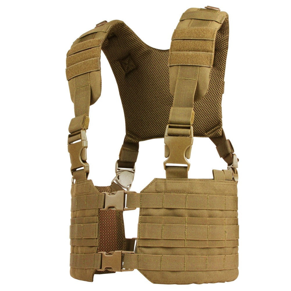Chaleco táctico Ronin Chest Rig verde Condor, vista frontal