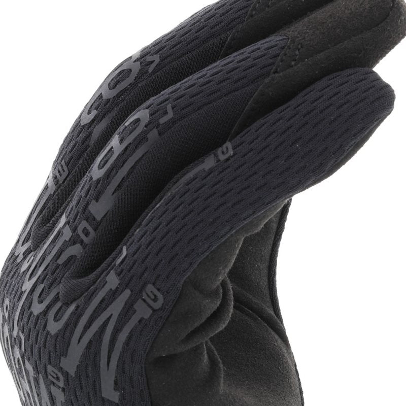 Guantes Mechanix Original Covert negros, palma en Clarino y parte superior en Spandex