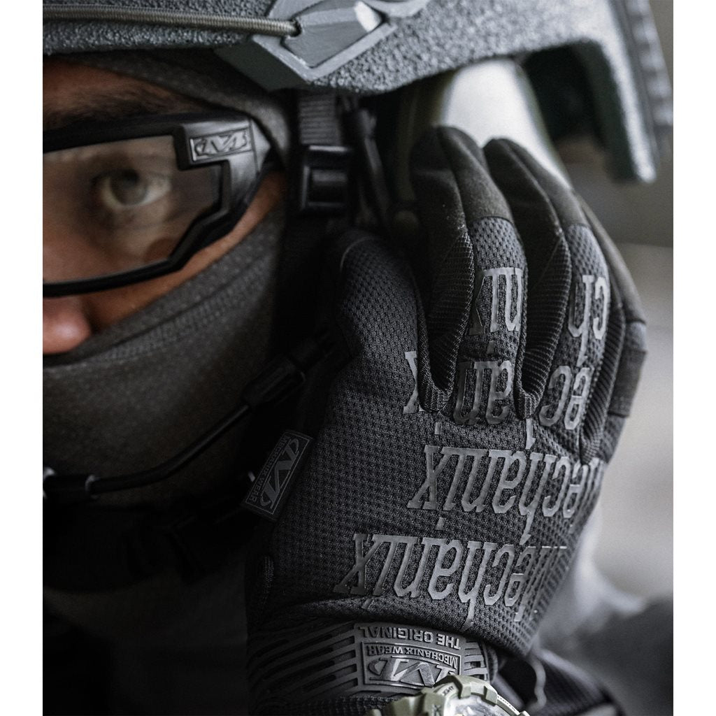 Guantes ORIGINA COVERT negros, palma en Clarino y dorso en Spandex