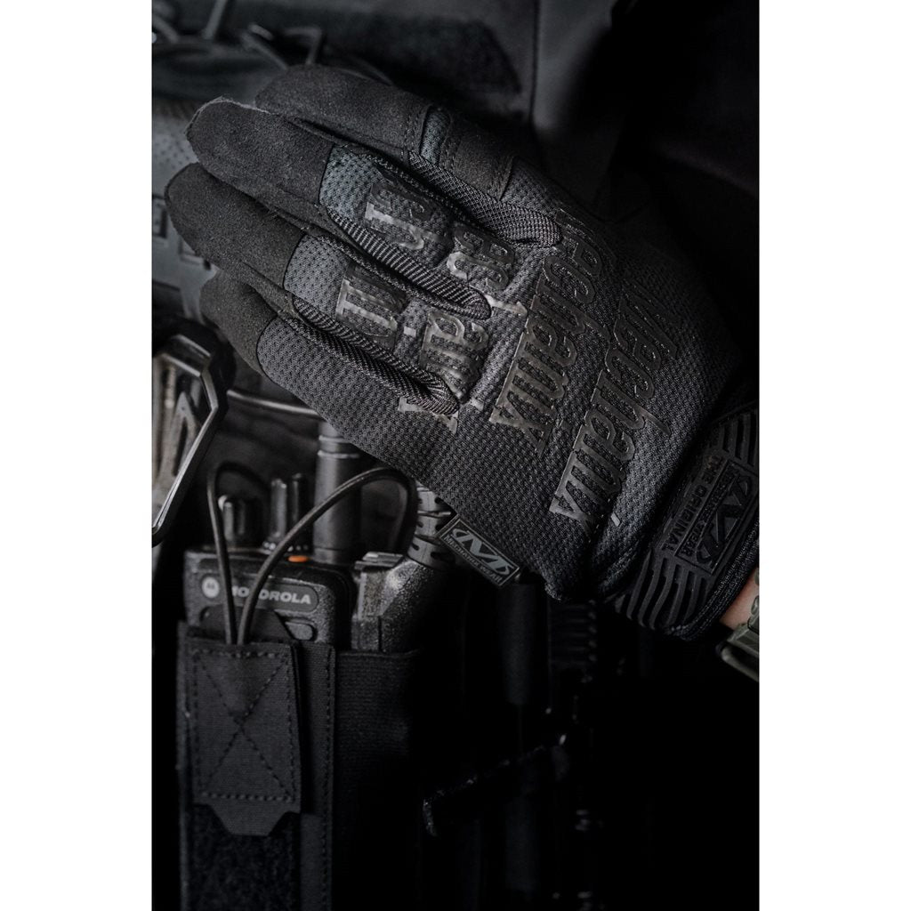 Guantes ORIGINA COVERT negros, palma en Clarino y dorso en Spandex