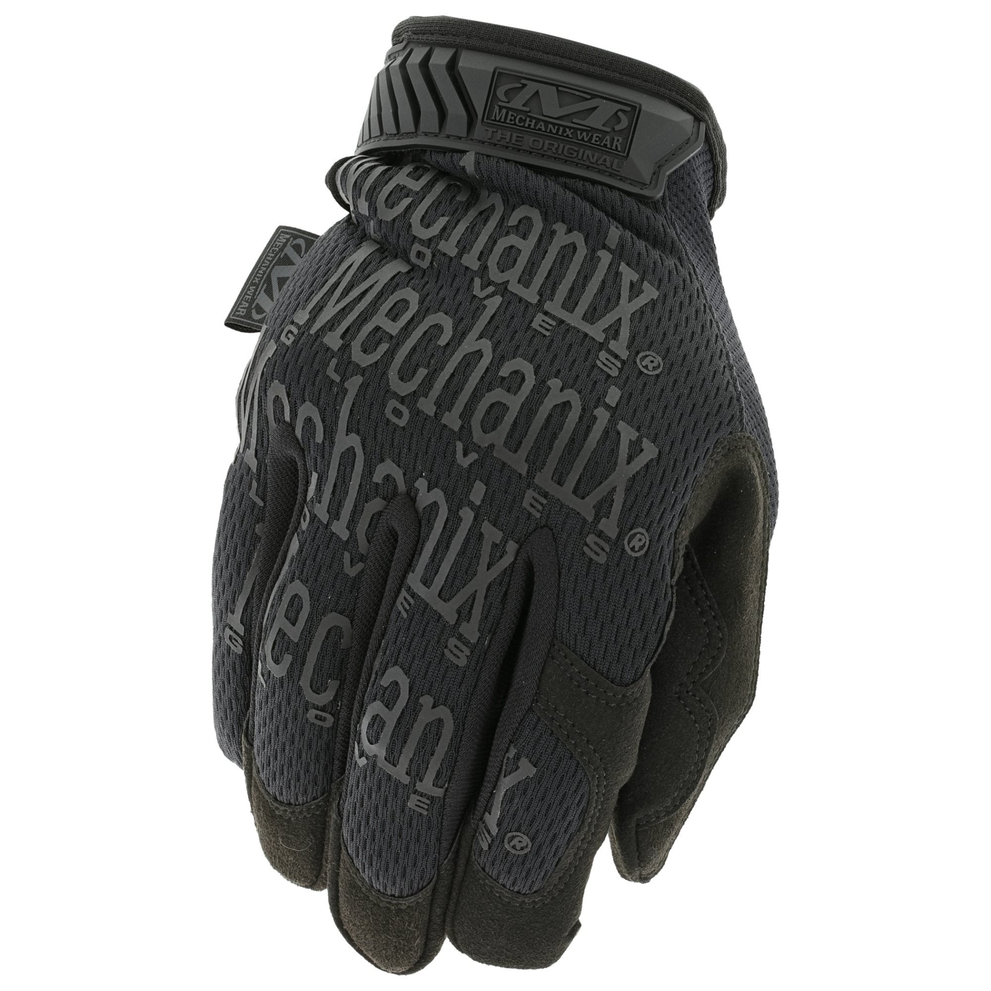 Guantes Mechanix Original Covert negros, palma en Clarino y parte superior en Spandex