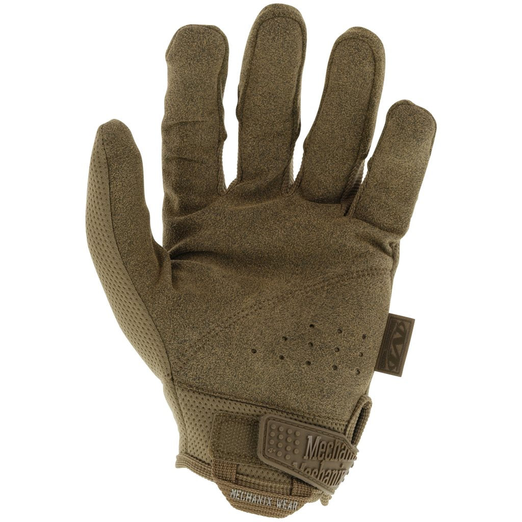Guantes ORIGINA COYOTE mostrando palma de Clarino y dorso en Spandex