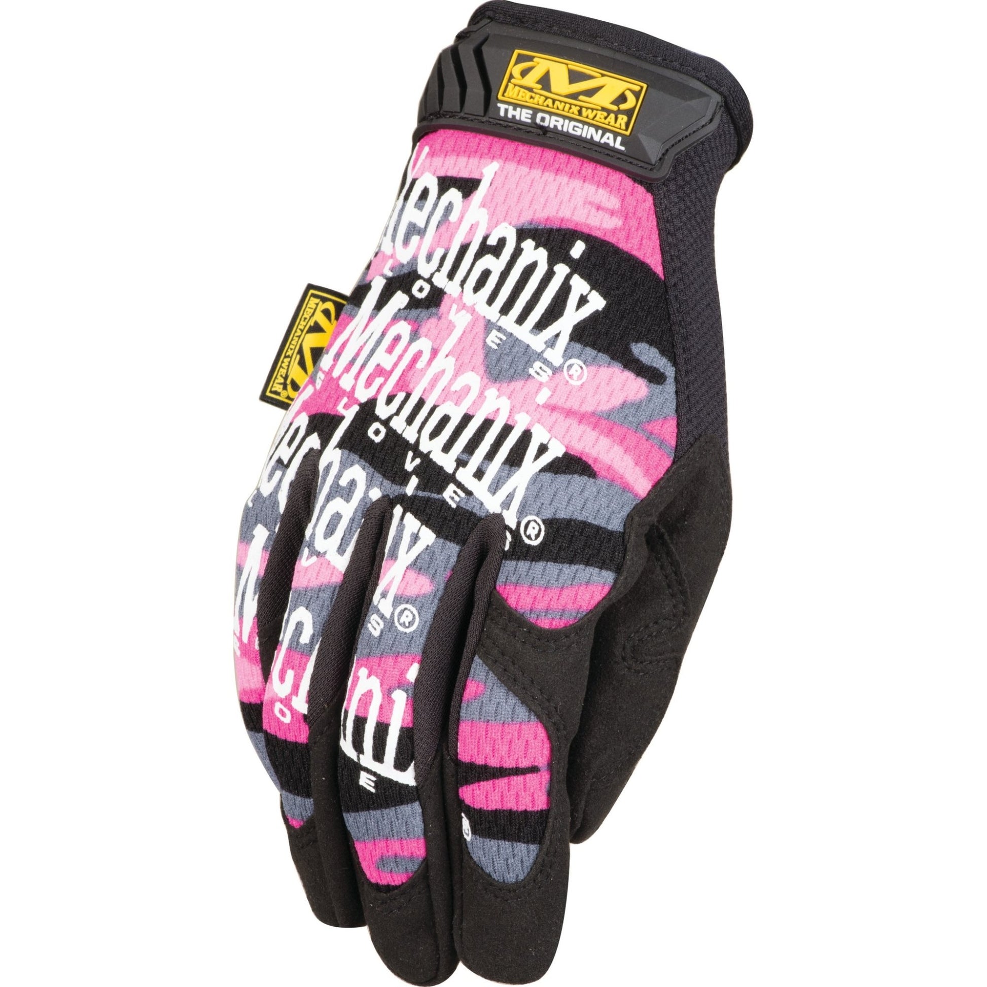 Guantes Mechanix Original Pink Camo para mujer - camuflaje rosa