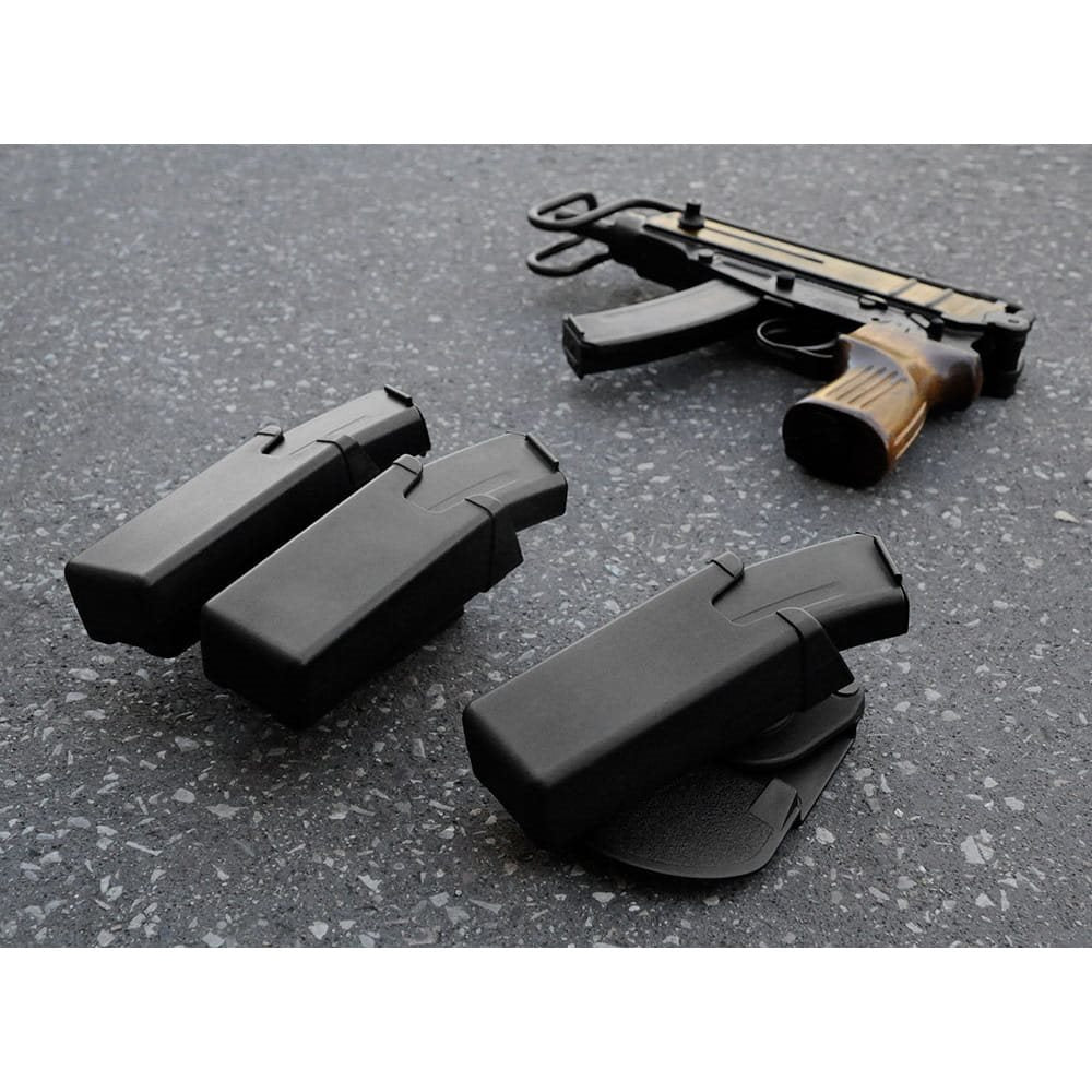 Funda rotativa autobloqueante para cargador de 20 cartuchos Sa vz.61 negra