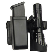 Funda giratoria MH-LHU-04 para cargador 9mm Luger y linterna LHU-04, doble de plástico