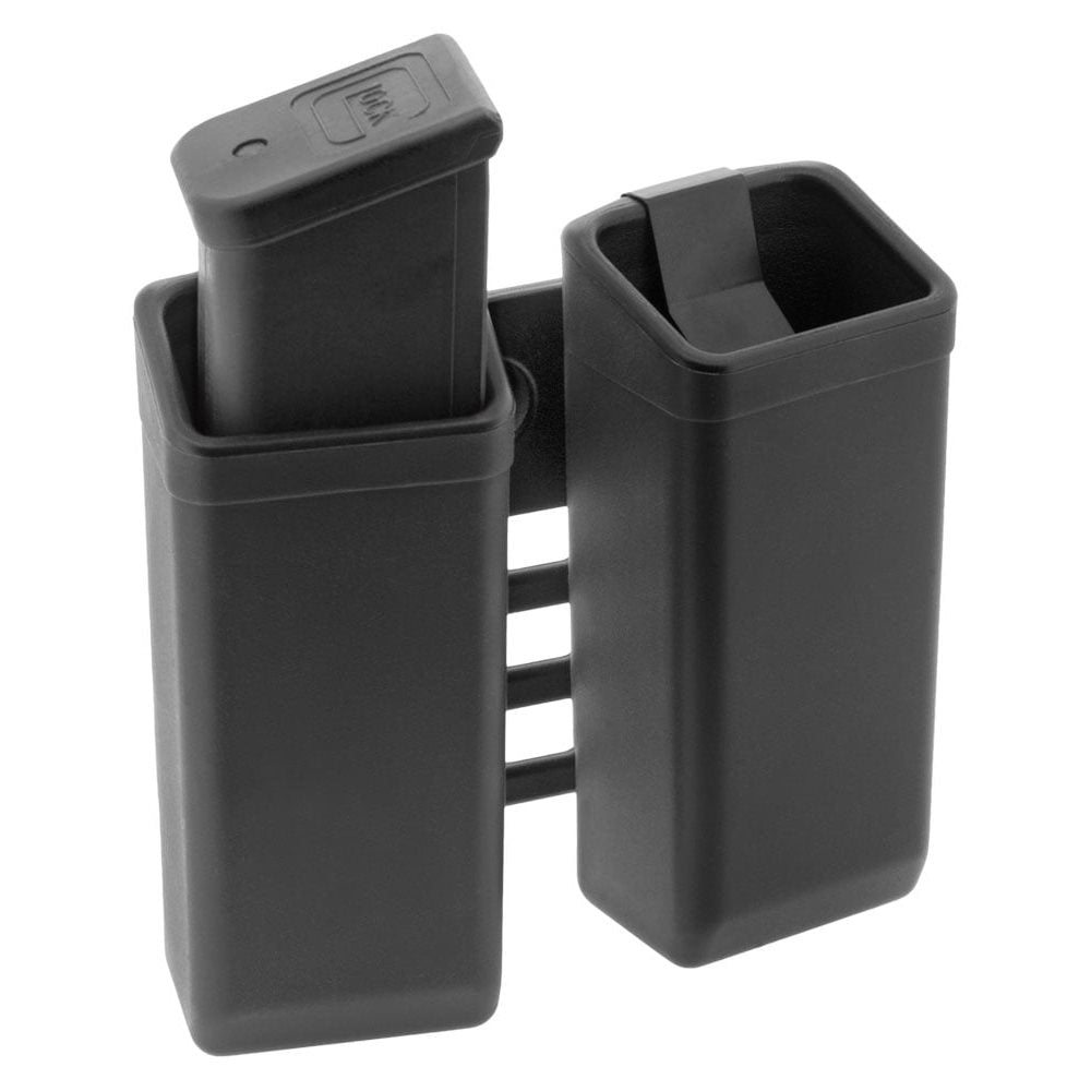 Funda doble rotativa MH-MH para cargador de doble fila 9mm Luger, plástico