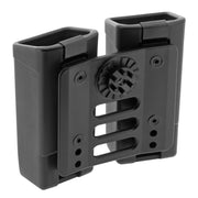 Funda doble rotatoria MOLLE MH-MH-44 para dos cargadores 9mm Luger
