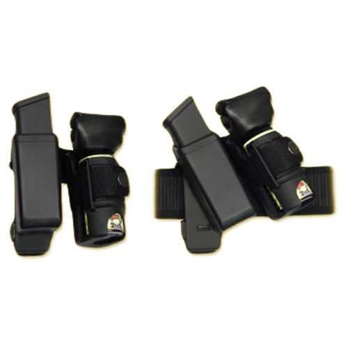 Funda giratoria MOLLE MH-SH-14 para cargador 9mm Luger y spray defensivo