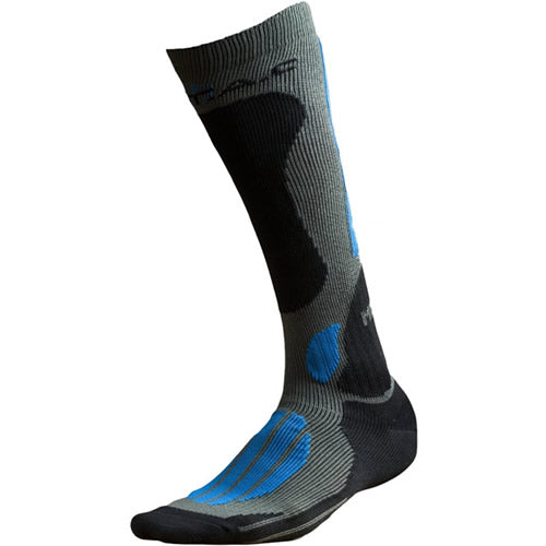 Calcetines BATAC Mission verde y azul hasta la pantorrilla, refuerzo en planta y tibia, antibacterianos