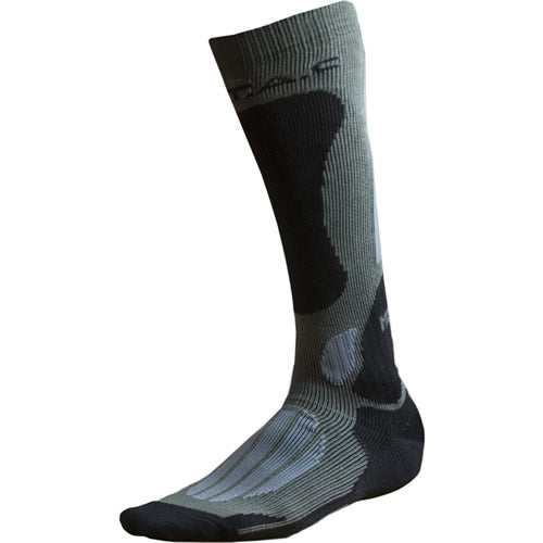 Calcetines BATAC Mission gris reforzados para botas y servicio de guardia, antibacterianos