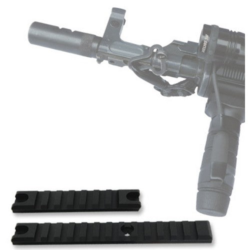 Rail Picatinny Weawer set 2 piezas 155 mm y 98 mm en dural 6061