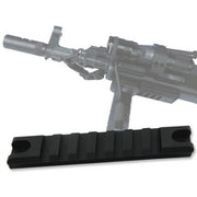 RAIL 1913 Picatinny Weaver 155 mm en dural 6061 endurecido para montaje de accesorios
