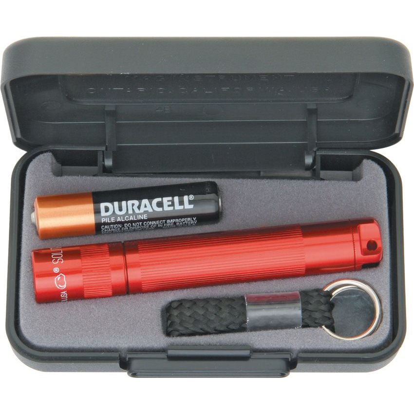 Linterna SOLITAIRE en estuche de regalo, aluminio, peso 24 g, funciona con 1 pila LR3 (AAA)