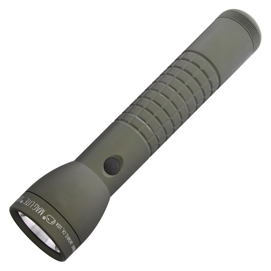 Linterna LED verde 524 lm, aluminio, resistente a impactos, 2 pilas D (no incluidas)
