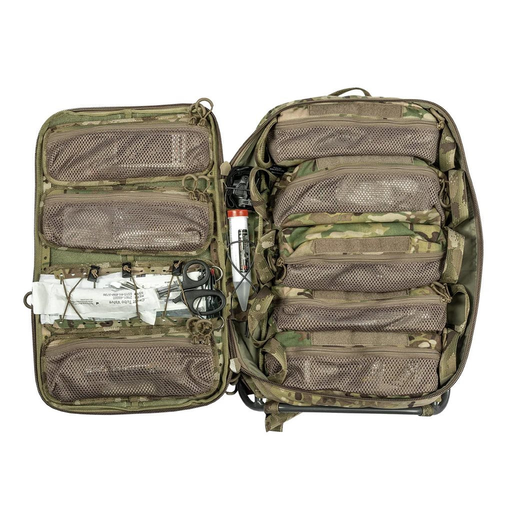 MISSION MEDIC mochila sanitaria táctica compatible con sistema MISSION y fijaciones MOLLE/PALS