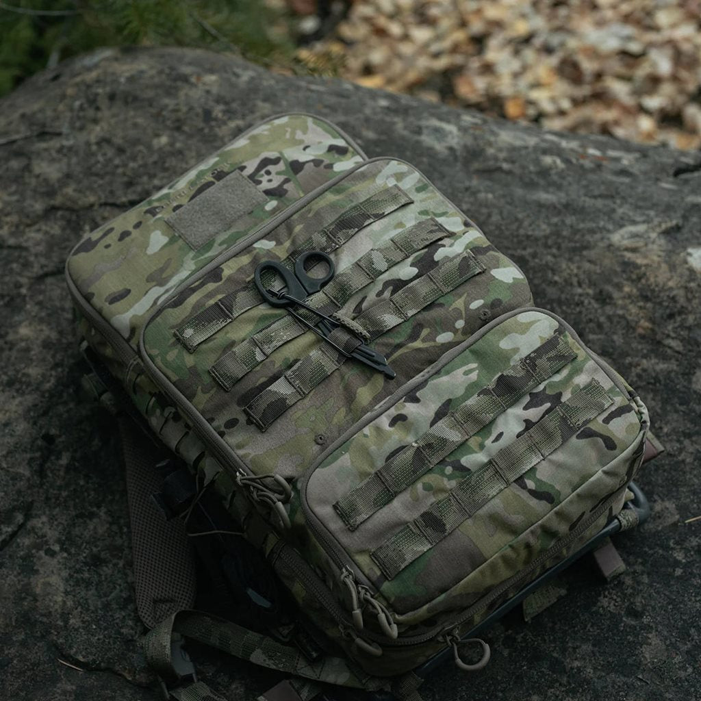 MISSION MEDIC mochila sanitaria táctica compatible con sistema MISSION y fijaciones MOLLE/PALS
