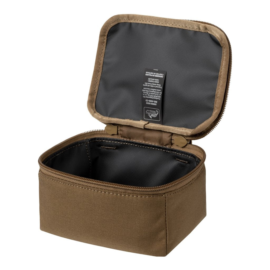Funda AMMO BOX para cartuchos negra de Cordura 500D con asa y cremallera bidireccional