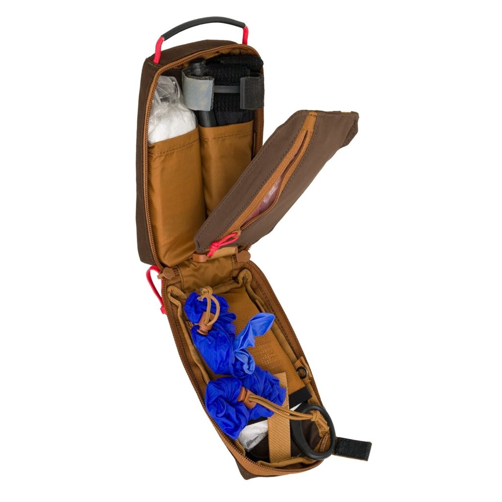 Funda Botiquín Bushcraft First Aid Kit negra en Cordura 263 g/m² con compatibilidad MOLLE/PALS