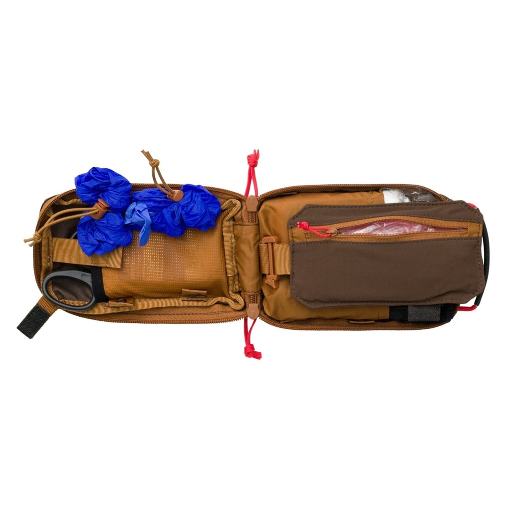 Funda Botiquín Bushcraft First Aid Kit negra en Cordura 263 g/m² con compatibilidad MOLLE/PALS