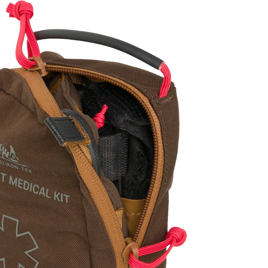 Funda Botiquín Bushcraft First Aid Kit negra en Cordura 263 g/m² con compatibilidad MOLLE/PALS