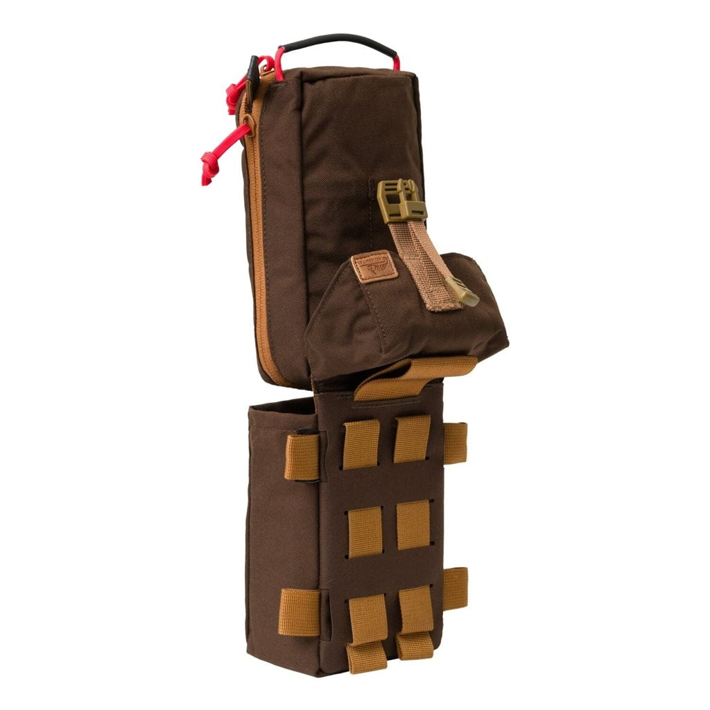 Funda Botiquín Bushcraft First Aid Kit negra en Cordura 263 g/m² con compatibilidad MOLLE/PALS