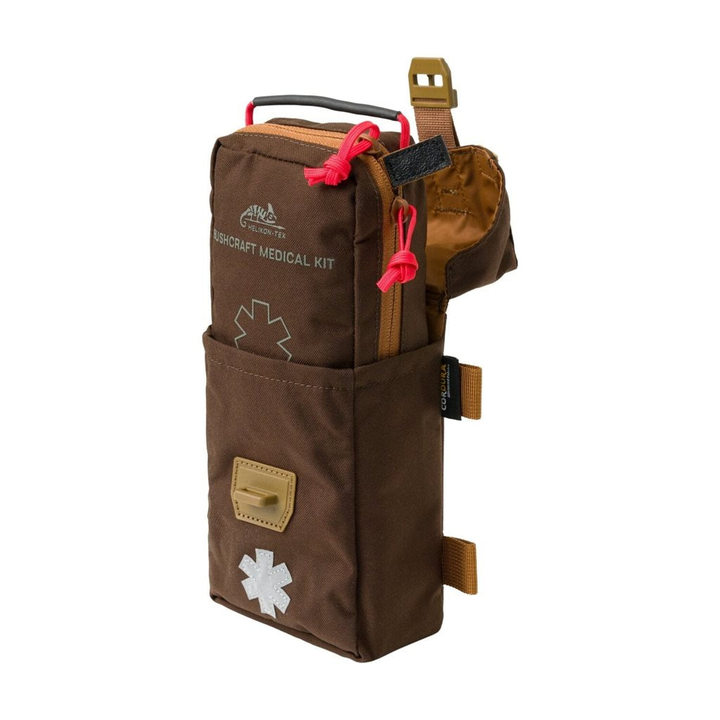 Funda Botiquín Bushcraft First Aid Kit negra en Cordura 263 g/m² con compatibilidad MOLLE/PALS