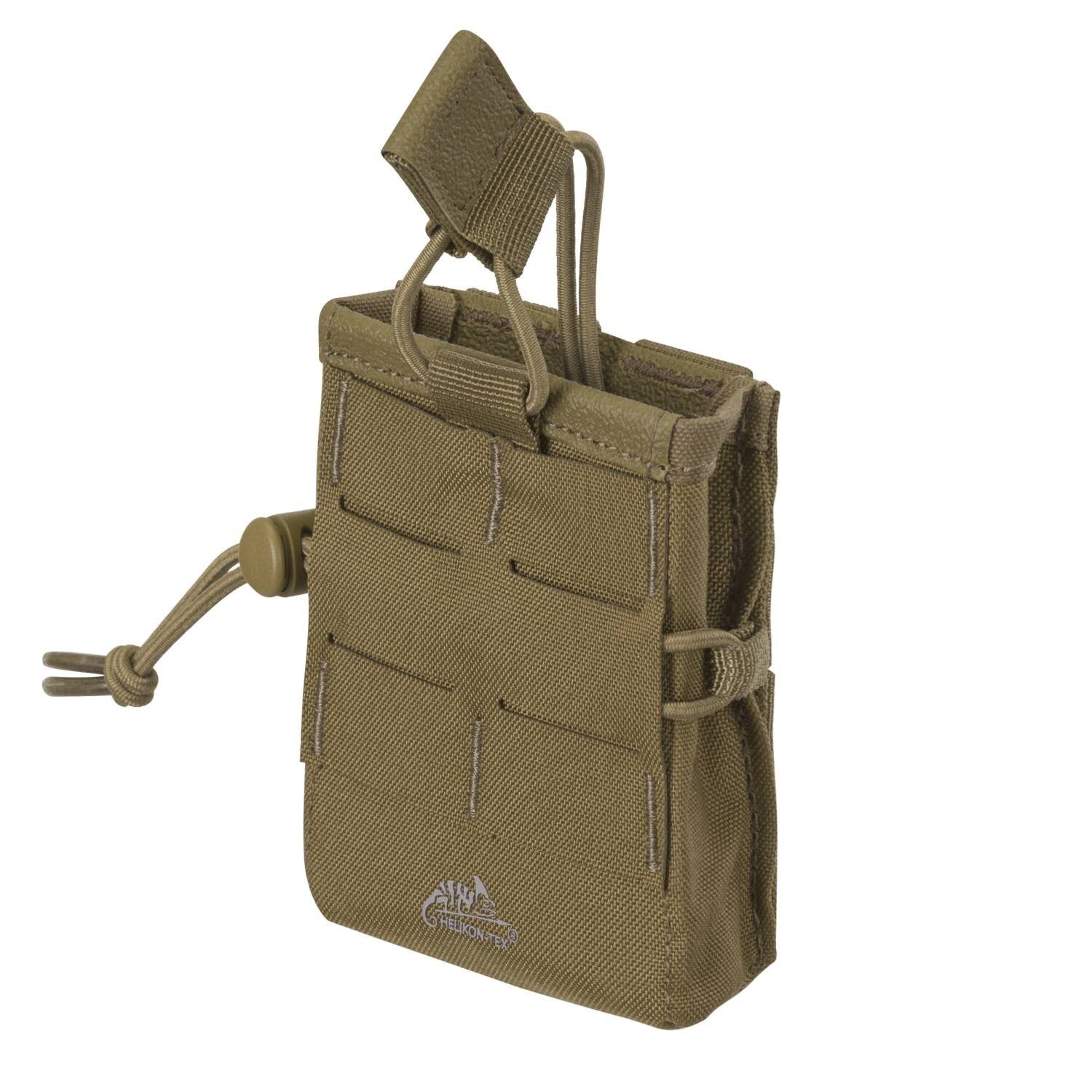 Bolsa COMPETITION para cargador AR/AK en negro, compatible con MOLLE/PALS