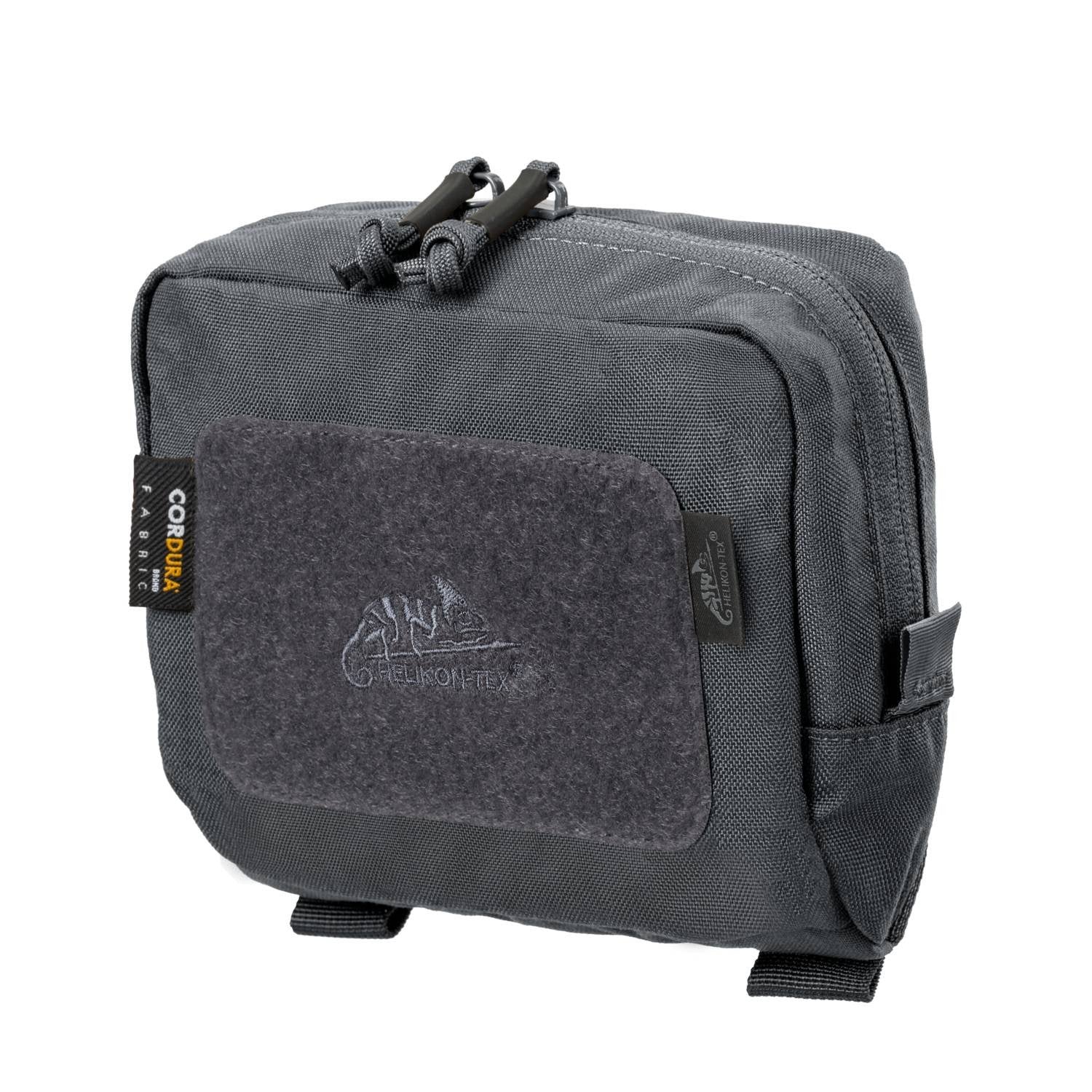 Bolsa COMPETITION universal negra HELIKON-TEX, compatible con MOLLE/PALS y cinturón de tiro, cierre con cremallera