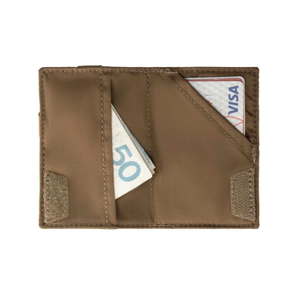 Billetera EDC MINI WALLET Cordura negra Helikon-Tex - nylon resistente, 2 compartimentos, cierre velcro