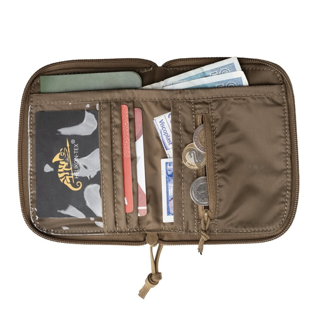 Cartera EDC Large Wallet Cordura negra en nylon resistente con protección RFID
