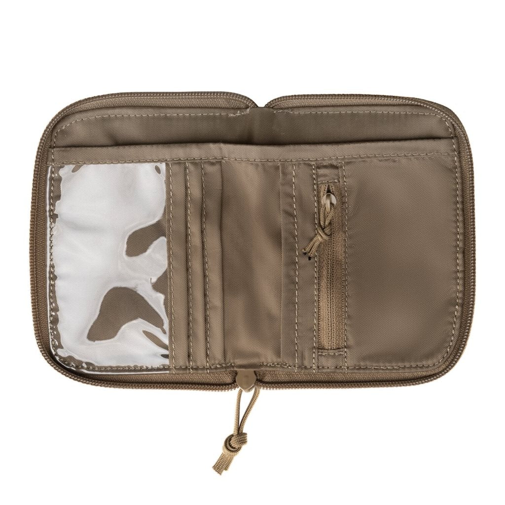 Cartera EDC Large Wallet Cordura negra en nylon resistente con protección RFID