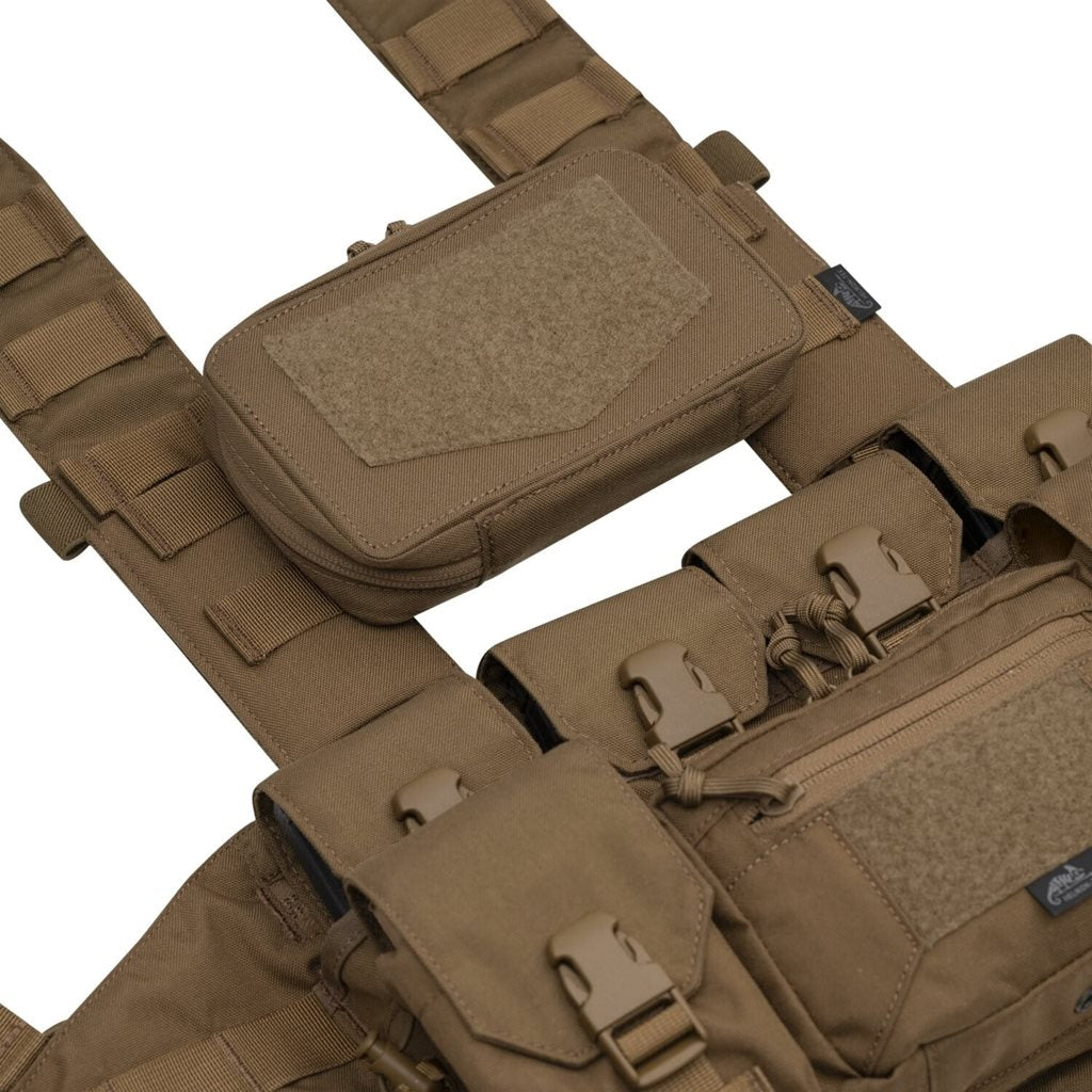 Panel pectoral GUARDIAN RECCE Cordura negro con anclajes MOLLE