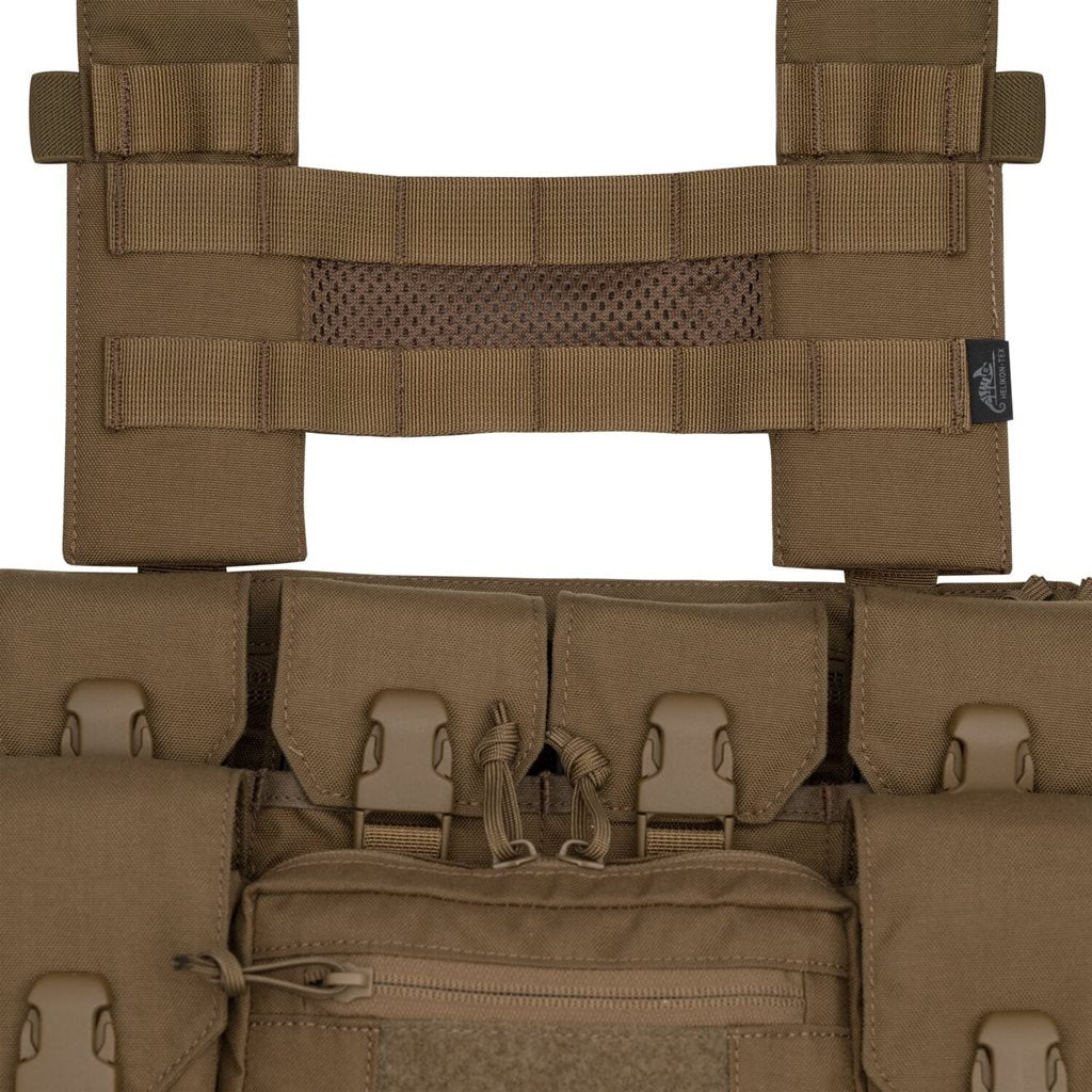 Panel pectoral GUARDIAN RECCE Cordura negro con anclajes MOLLE
