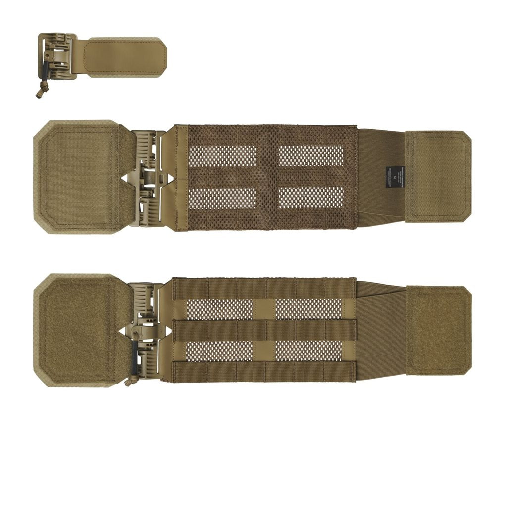 Paneles laterales QUICK REEASE para chaleco GUARDIAN® COYOTE con malla y refuerzo de hypalon